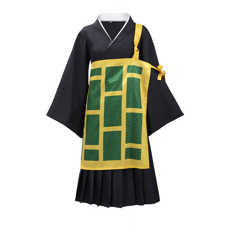 Kenjaku Women JJK Cosplay Costume Full Set with Cassock Geto Suguru Kasaya Robe Dress Kimono Anime Outfits Suit