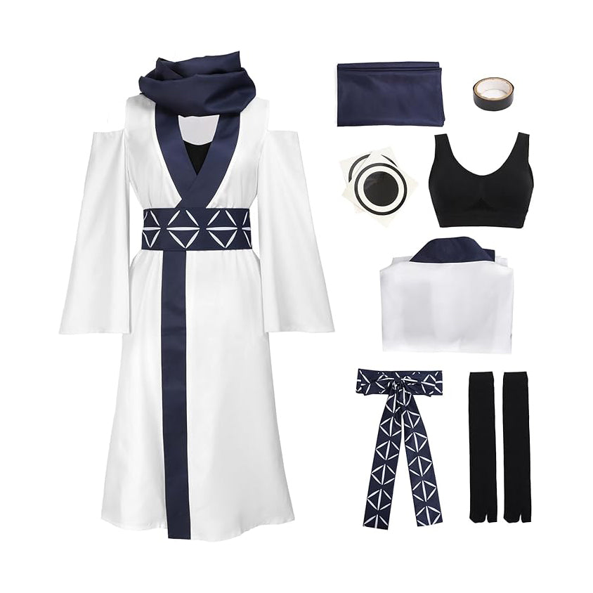 Women Ryomen Sukuna Cosplay US Size JJK Costume Kimono with Underclothes Socks Female Version