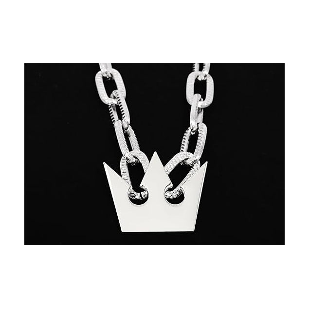 Sora Necklace with Thick Chain Crown Pendant