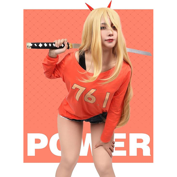 Red Cosplay Horns Hair Clips Headwear