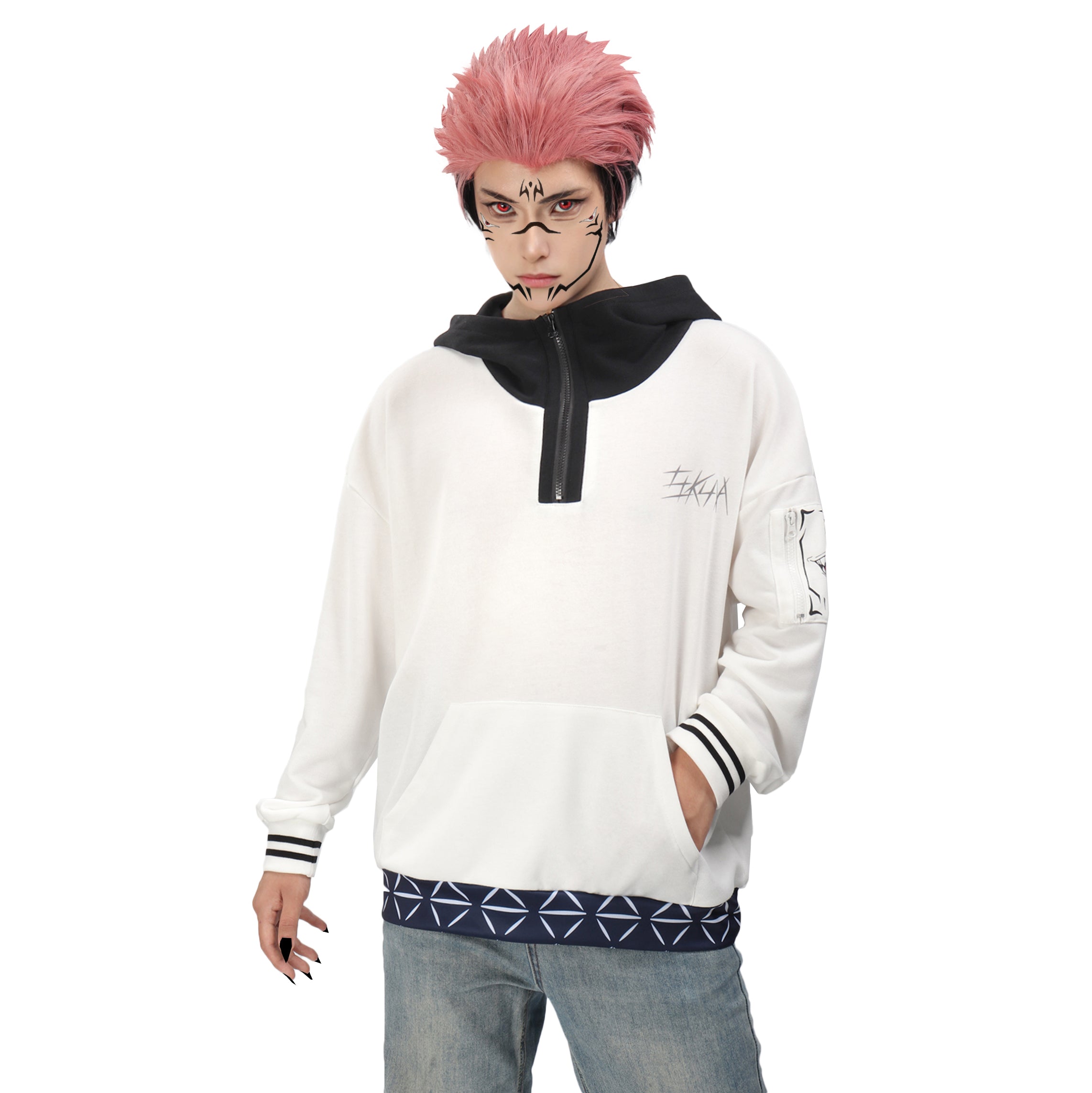 Ryomen Sukuna Hoodie Men Sweatshirt JJK Cosplay Costume