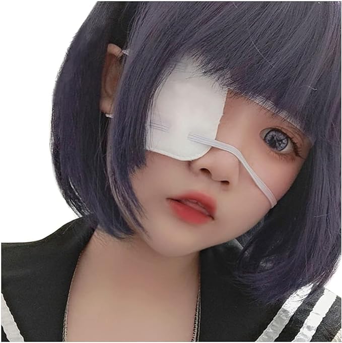 Eyepatch Cosplay Black White Costume