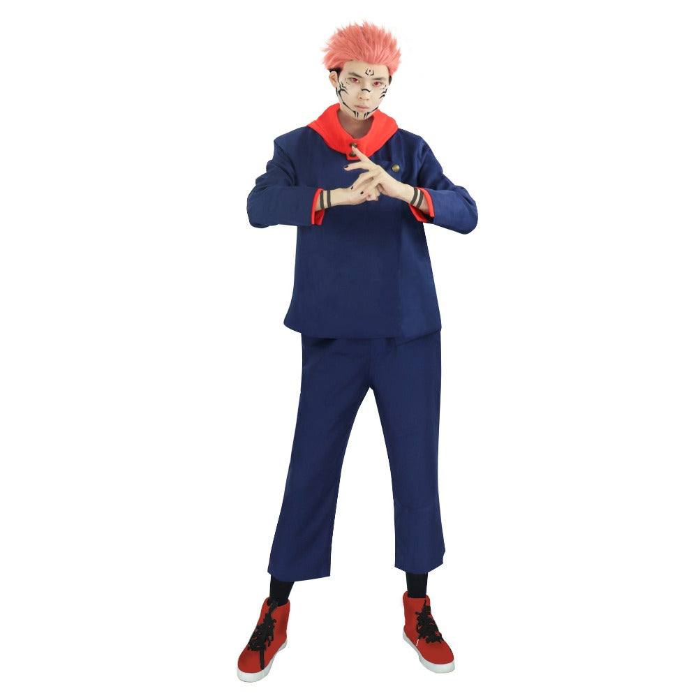 Yuji Cosplay Hooded Jacket Pants