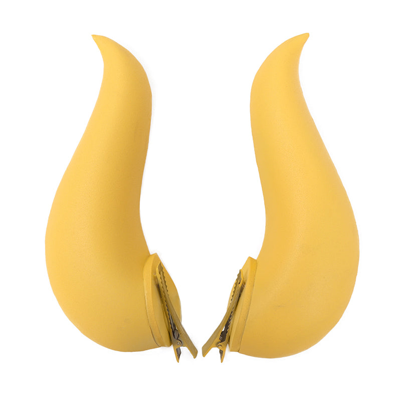 Albedo Demon Devil Horns Cosplay Clip Headwear Accessories for Halloween Party