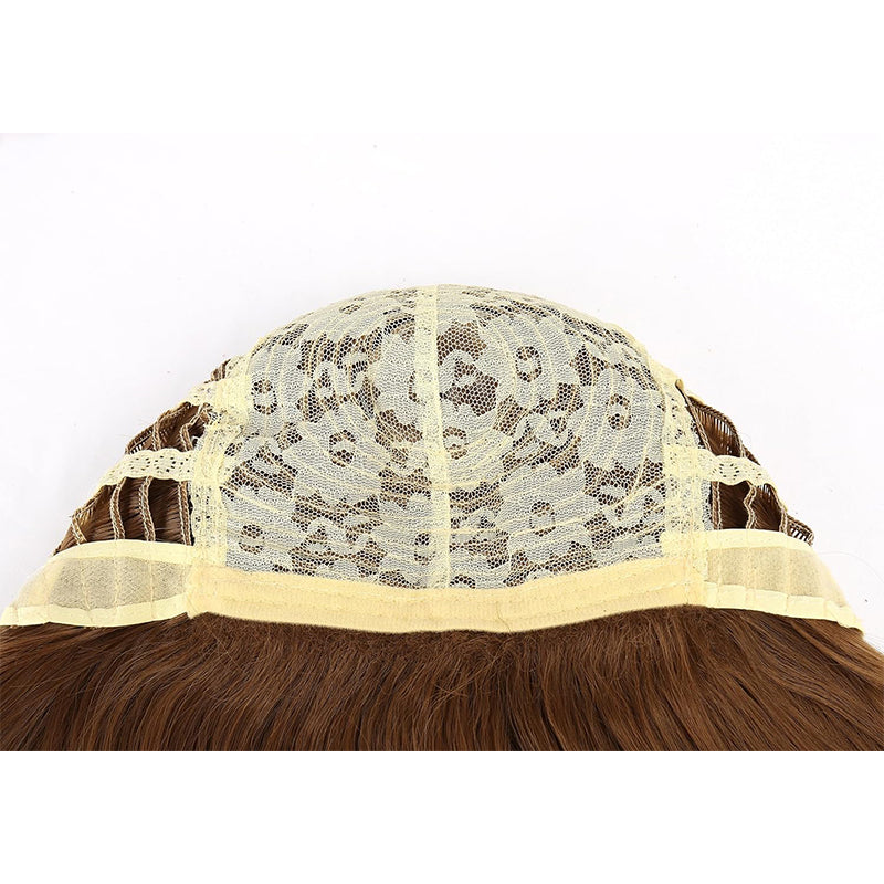 Anime Cosplay Short Brown Wig with Bang for Halloween Party