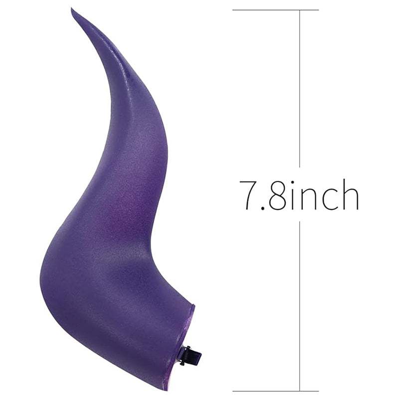 Anime Purple Horn Hairpin Angel Hair Clip Headband Devil Horns Ears Hairband Cosplay Costume Accessories For Halloween Party