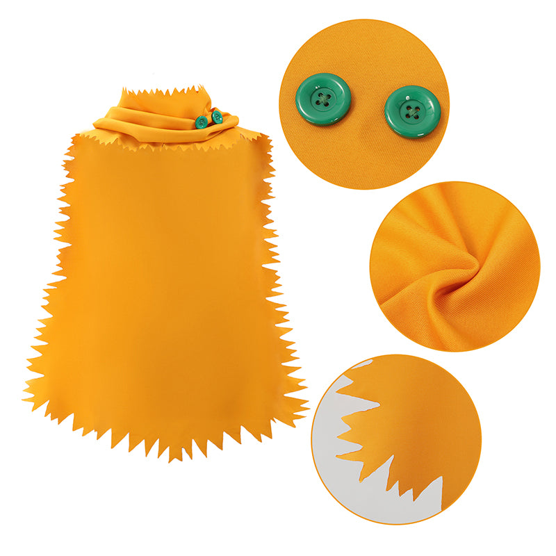 Hero Cosplay Capes Yellow Scarf Cloak Men Halloween Costume Accessories