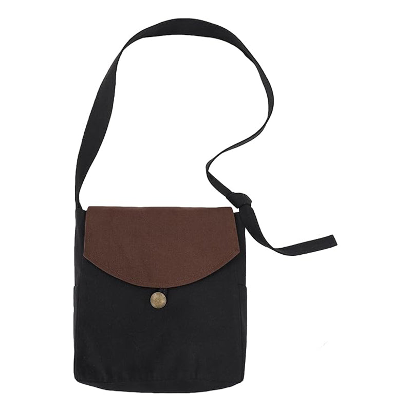 Medieval Canvas Bag Shoulder Handbag Crossbody Pouch Renaissance Vintage Waist Pack Coin Purse Costume Accessories