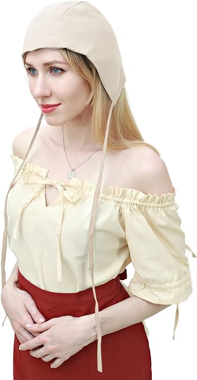 Medieval Coif Cap Women&