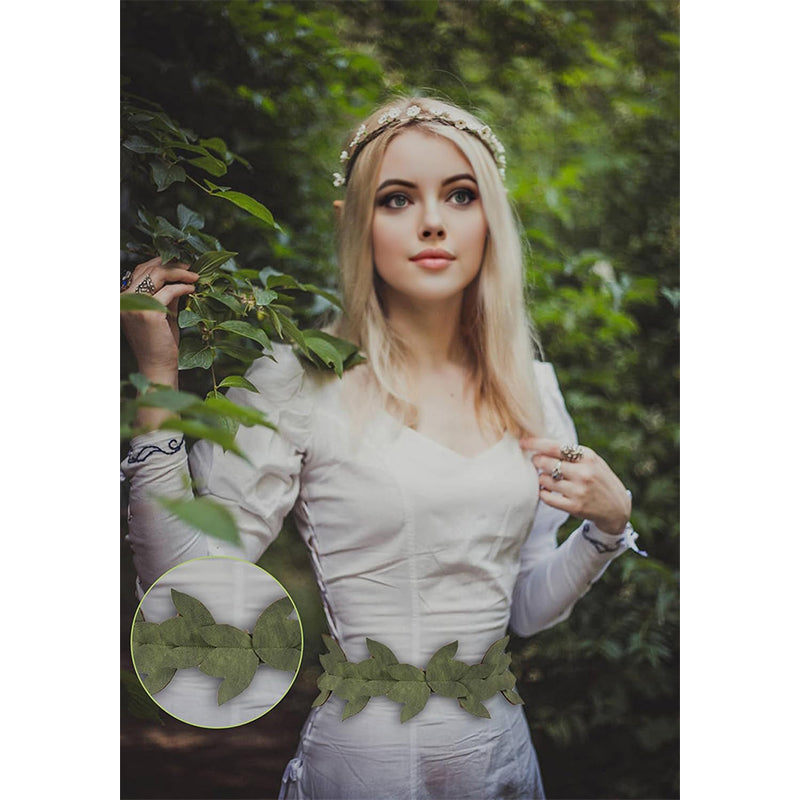 Medieval Sash Belt Leaf Belt Faux Leather Renaissance Fairy Style Waistband Costume Accessories For Halloween Party Daily Wear