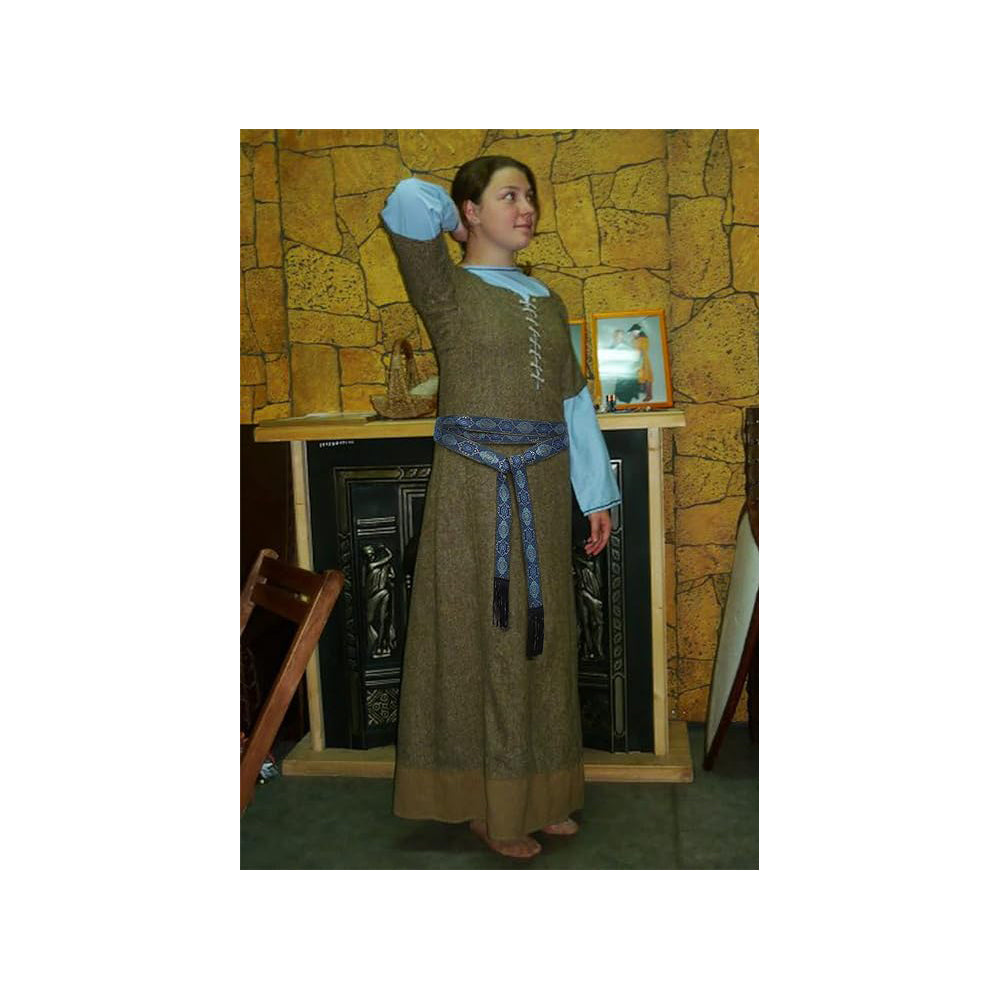 Medieval Vintage Waist Belt with Wave Trim Pirate Cosplay Costume Accessory