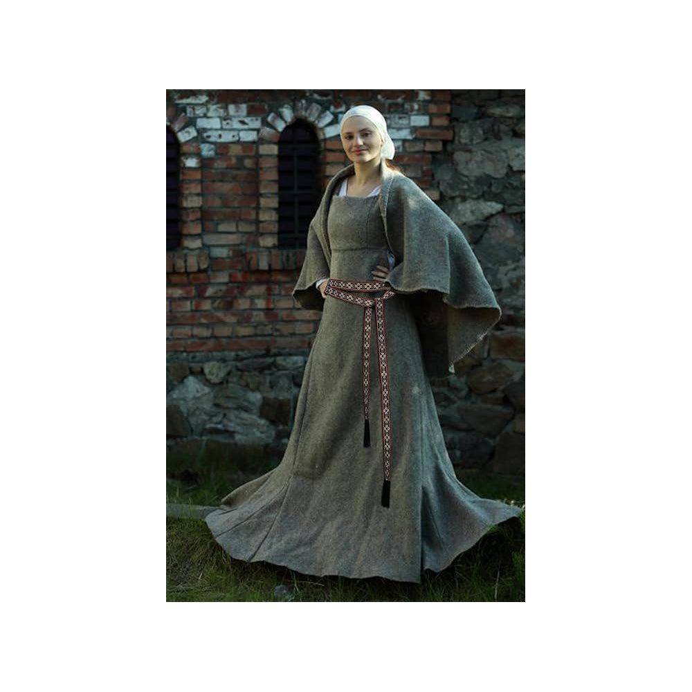 Medieval Vintage Waist Belt with Wave Trim Pirate Cosplay Costume Accessory