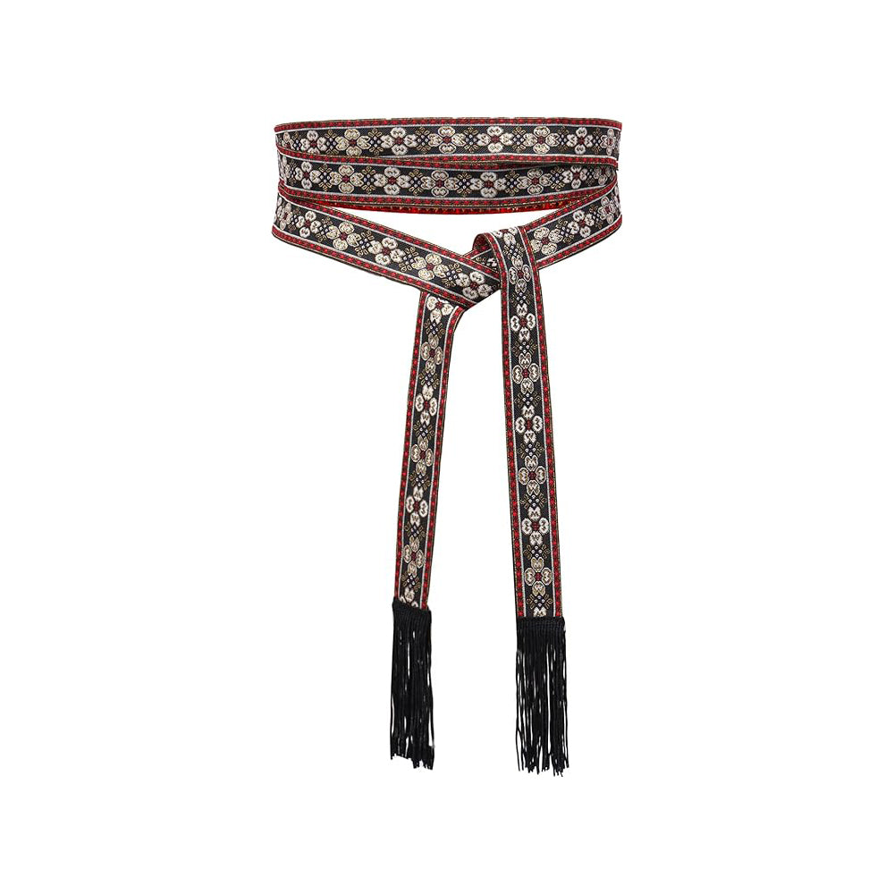 Medieval Vintage Waist Belt with Wave Trim Pirate Cosplay Costume Accessory