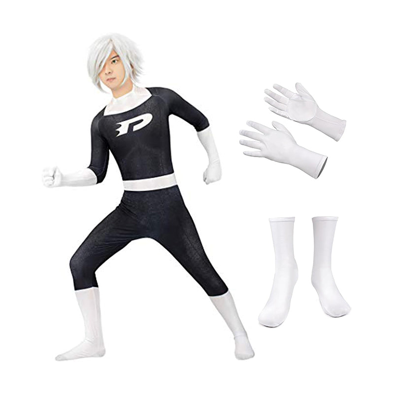 Men Black Cosplay Bodysuit Costume 3D Printed for Halloween Party