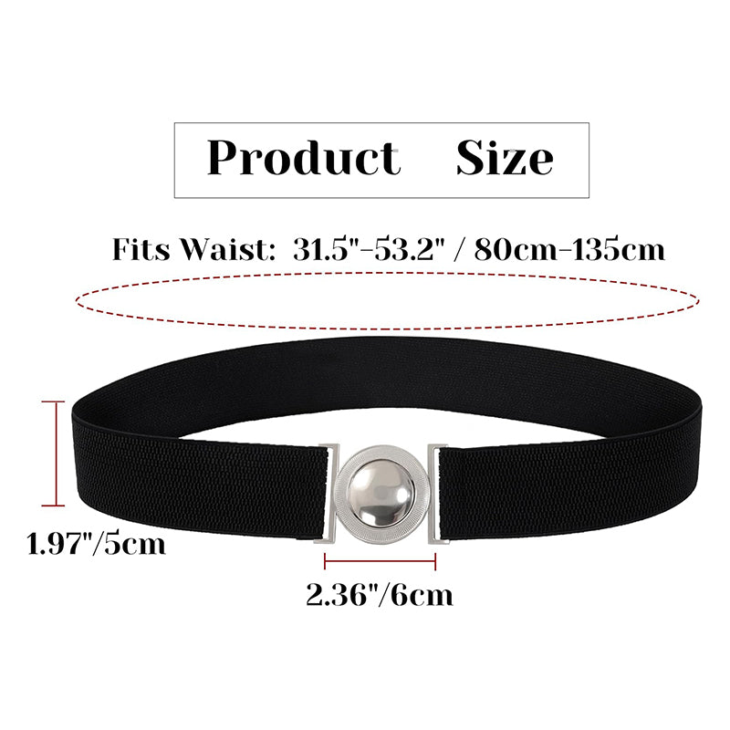 Men Elastic Adjustable Cosplay Belt Black Yellow Belt Costumes Accessories