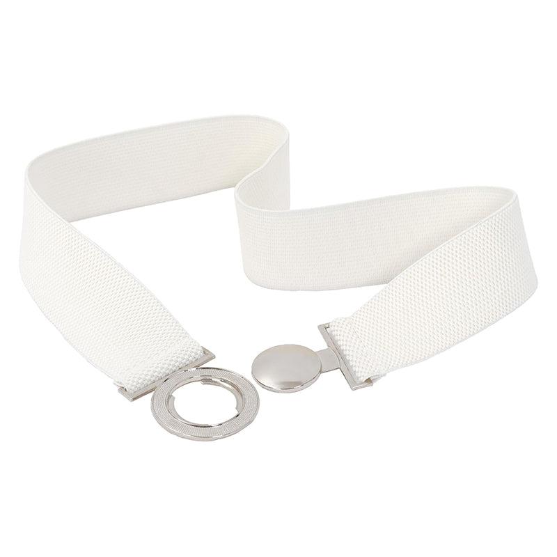 Men Elastic Adjustable Cosplay Belt Black Yellow White Belts Costumes Accessories