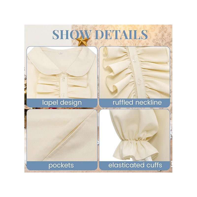 Men Funny Pajama Set Victorian Renaissance Nightgown With Night Cap Glasses Cosplay Costumes For Halloween Party Christmas