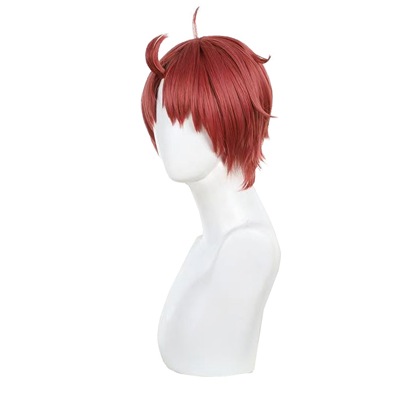 Men Jin Enjouji Red Cosplay Wig Anime Cosplay Wig for Halloween Party