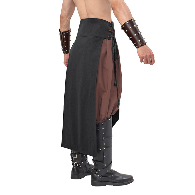 Men Medieval Renaissance Adjustable Loincloth Knight Warrior Linen Loincloth LARP Costume Accessories