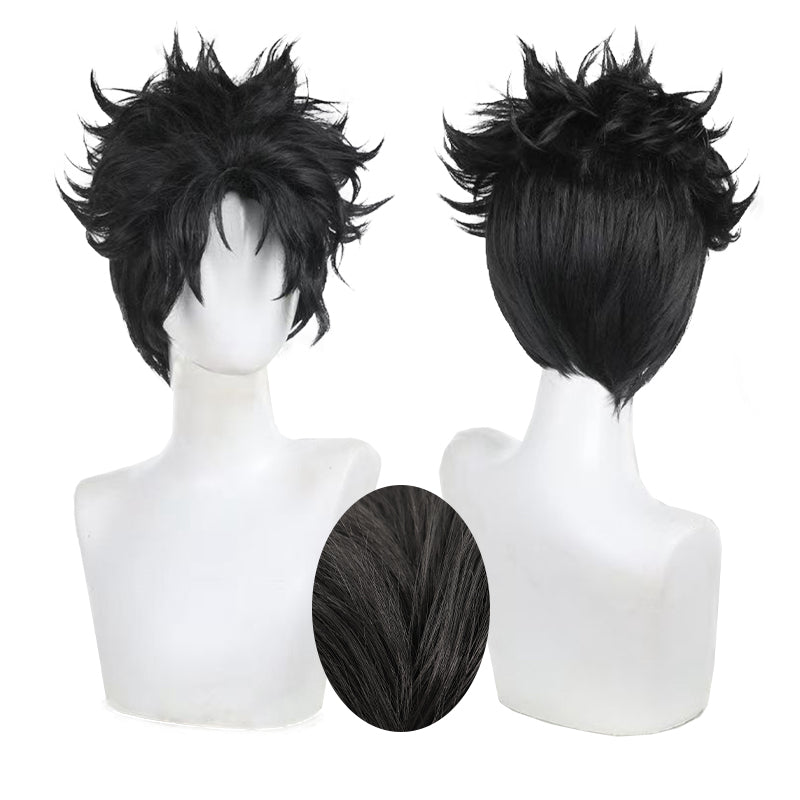 Men Okarun Cosplay Wig Anime Hair Wig for Halloween Party