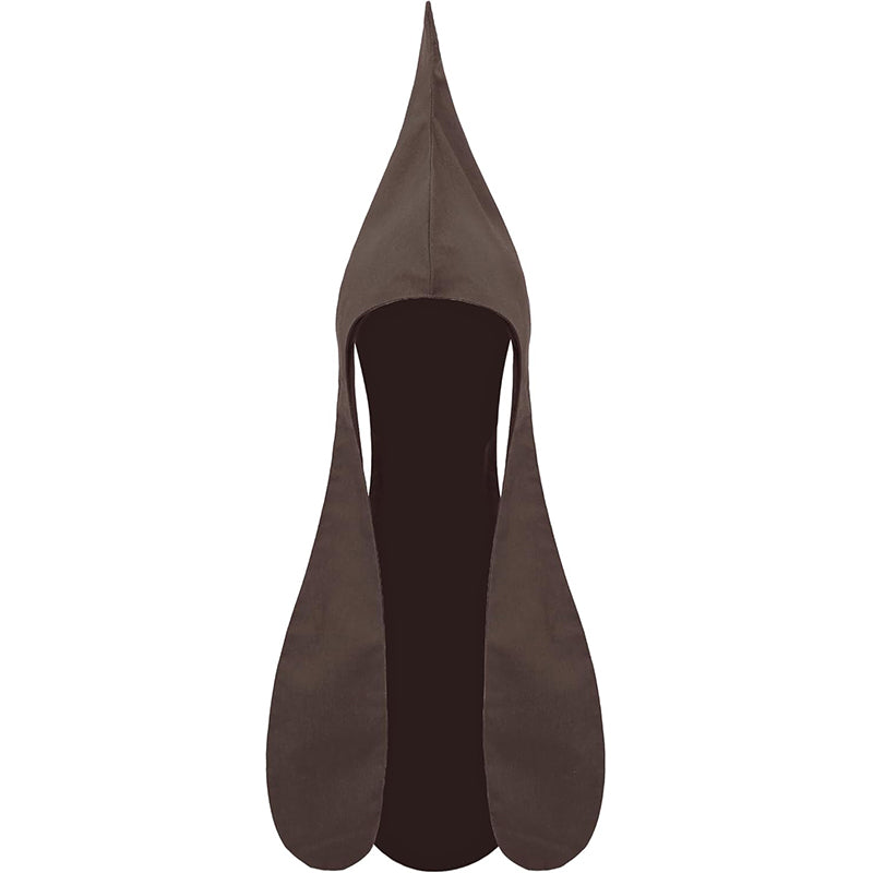 Men Women Medieval Coif Cap Renaissance Hat With Ear Flaps Thracian Cosplay Cap Peasant Hat Cosplay Costume Accessories