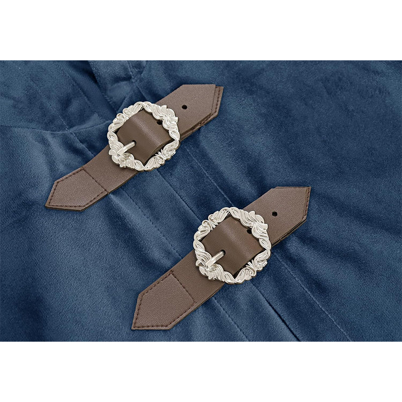 Men Women Medieval Velvet Hooded Cloak Renaissance Cape With Hood Costume Accessories For Halloween Party