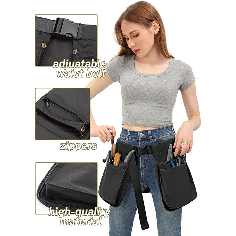 Multi-pocket Waist Belt Apron Bag Garden Tools for Gardener Garden Waist Bag