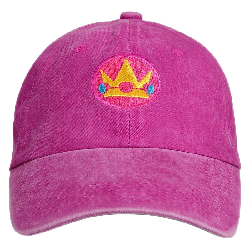 Peach Hat Multicolor Adjustable Crown Baseball Cap for Women Christmas Halloween