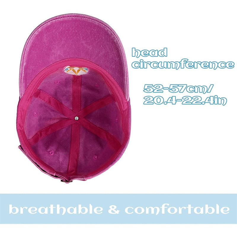 Peach Hat Multicolor Adjustable Crown Baseball Cap for Women Christmas Halloween