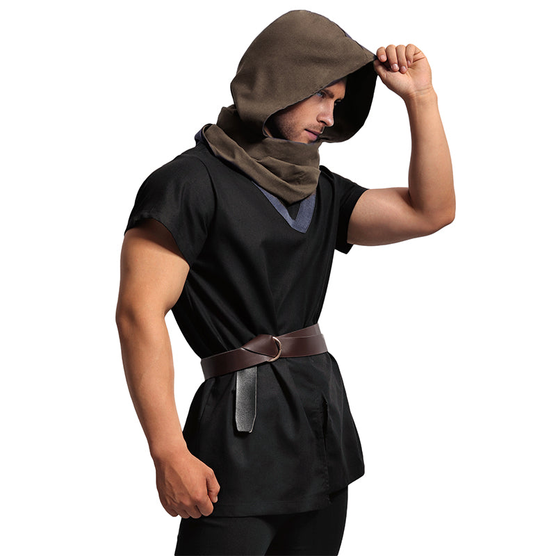 Renaissance Medieval Hood Cowl Ren Faire Hood Hat Vintage Accessories