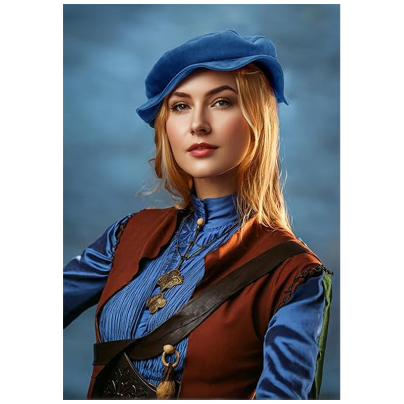 Renaissance Tudor Flat Beret Hats French Beret Hats Painter Cap Classic Medieval Hats Costume Accessories