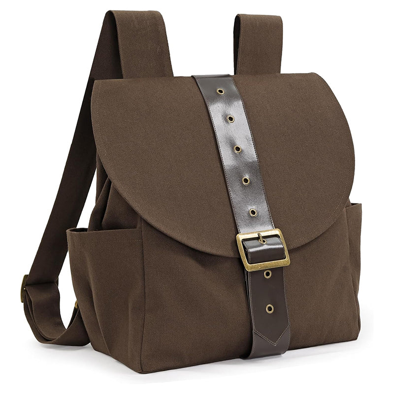 Renaissance Vintage Canvas Bag Medieval Travel Rucksack Backpack Costume Accessories Bag
