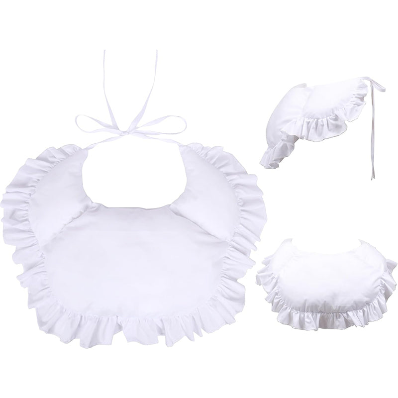 Victorian Rump Pad Cosplay Custome Bustle Skirt Bum Pannier Bumroll Dress Accessories with Ties For Christmas Halloween