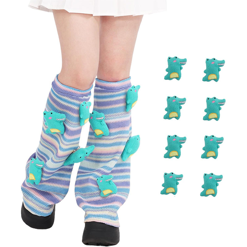 Women Animal Leg Warmer Socks Cute Knit Crocodile Leg Socks Kawaii Over Knee Legwarmers Elephant Socks For Halloween Party Daily Wear