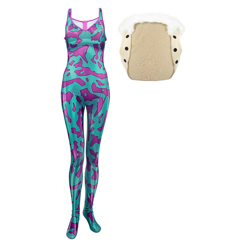 Women Anime Bodysuit Cosplay Costume 3D Printed Jumpsuit With Tank Costumes For Halloween