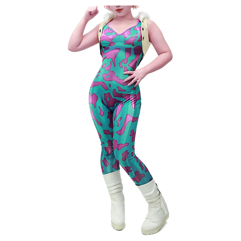 Women Anime Bodysuit Cosplay Costume 3D Printed Jumpsuit With Tank Costumes For Halloween