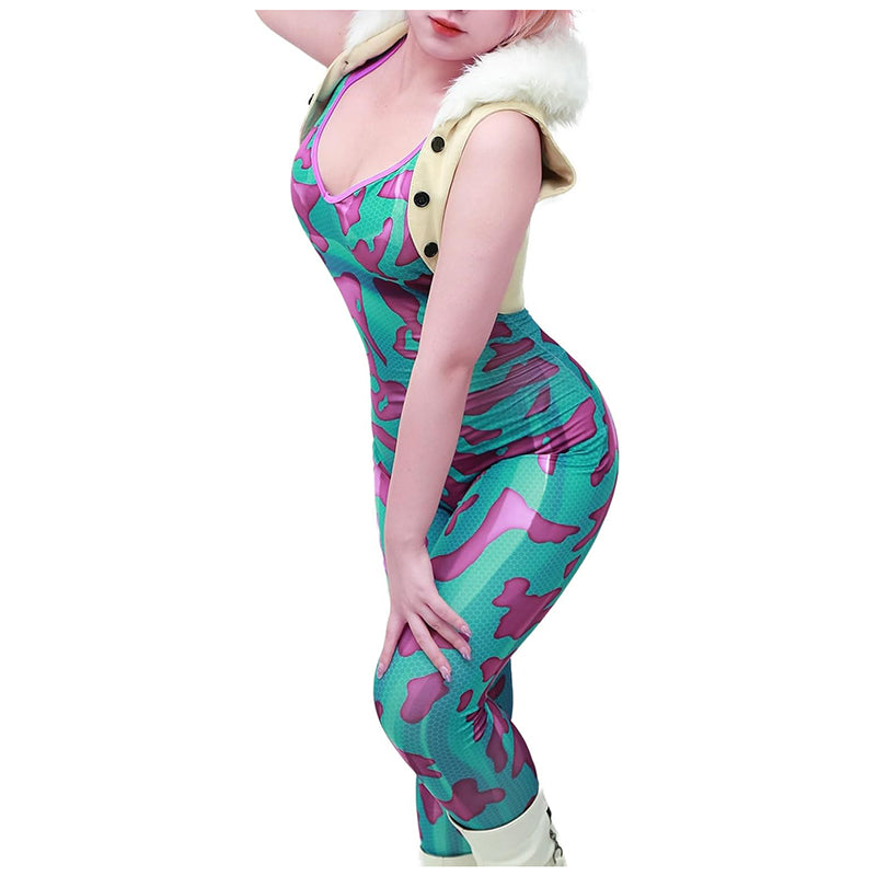 Women Anime Bodysuit Cosplay Costume 3D Printed Jumpsuit With Tank Costumes For Halloween