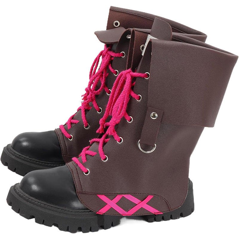 Women Anime Cosplay Shoes Boots Cover for Halloween Party