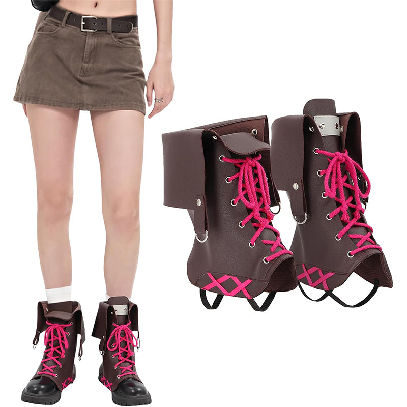 Women Anime Cosplay Shoes Boots Cover for Halloween Party