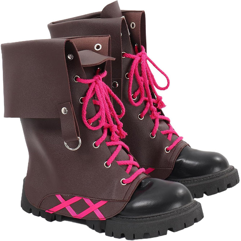Women Anime Cosplay Shoes Boots Cover for Halloween Party