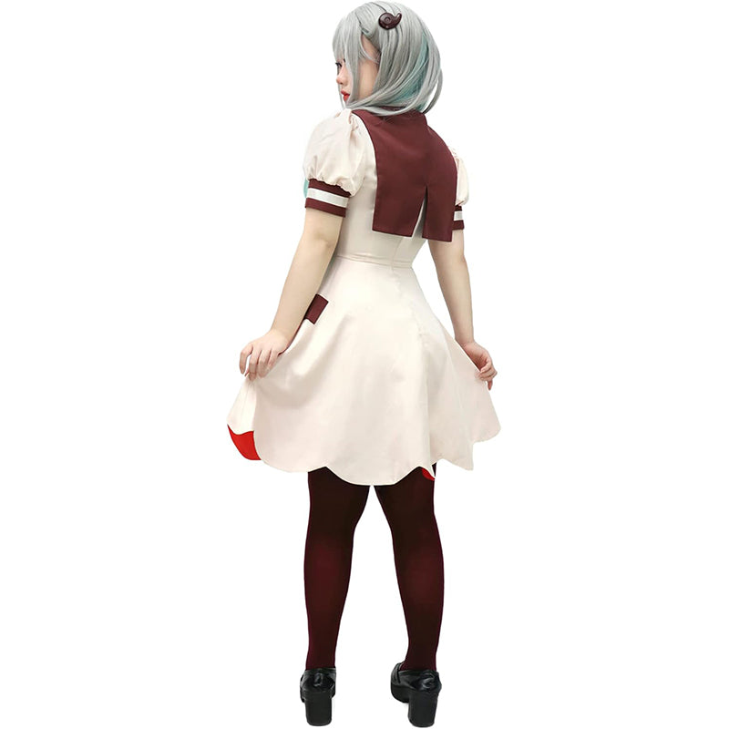 Women Cosplay Costume Dress with Socks For Halloween Party