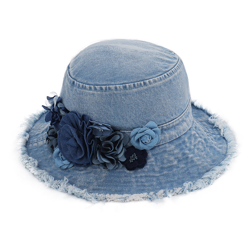 Women Denim Beret Hat Fisherman Newsboy Flat Cap Gatsby Cabbie Visor Renaissance French Painter Casual Sun Hats For Party Daily Wear