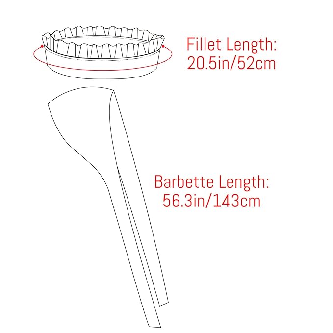 Women Medieval Linen Headband 14th Century Ruffled Fillet Barbette Hair Bandanas Wrap Costume Accessories For Party Halloween