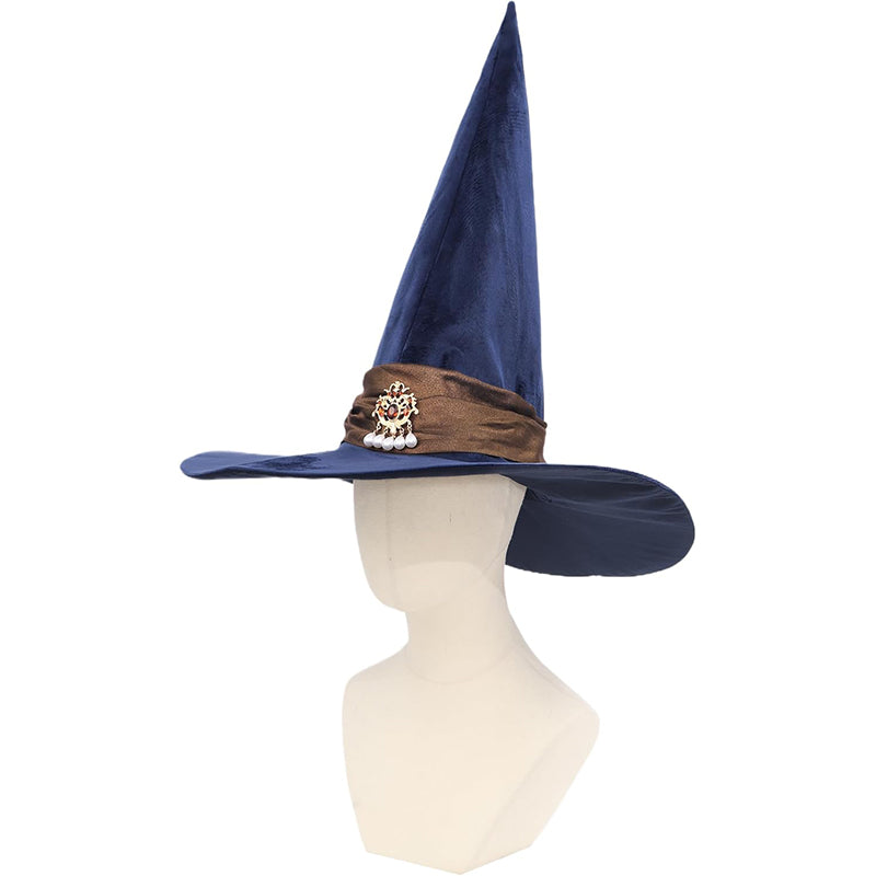 Women Men Witch Hat Wizard Hat Witches Pointed Hat With Wide Brim Cosplay Costume Accessories For LARP Halloween Party Festival