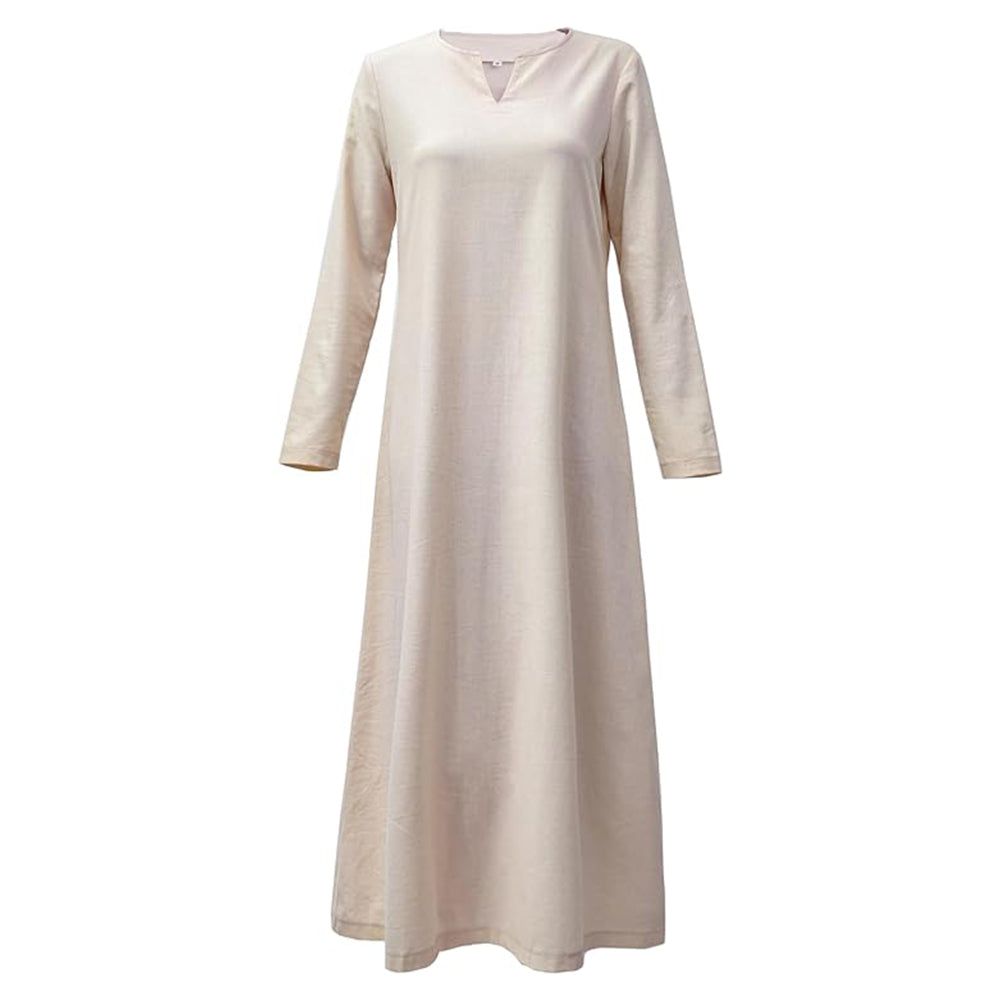 white christmas dresses Cream Color Contrast Peasant Sleeveless Maxi Dress – PinkBlush main image 0