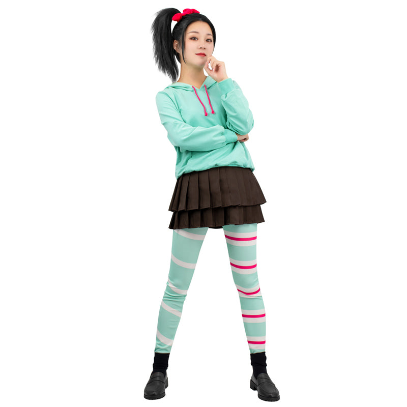Vane Cosplay Outfit Hoodie Skirt for Halloweem Costume