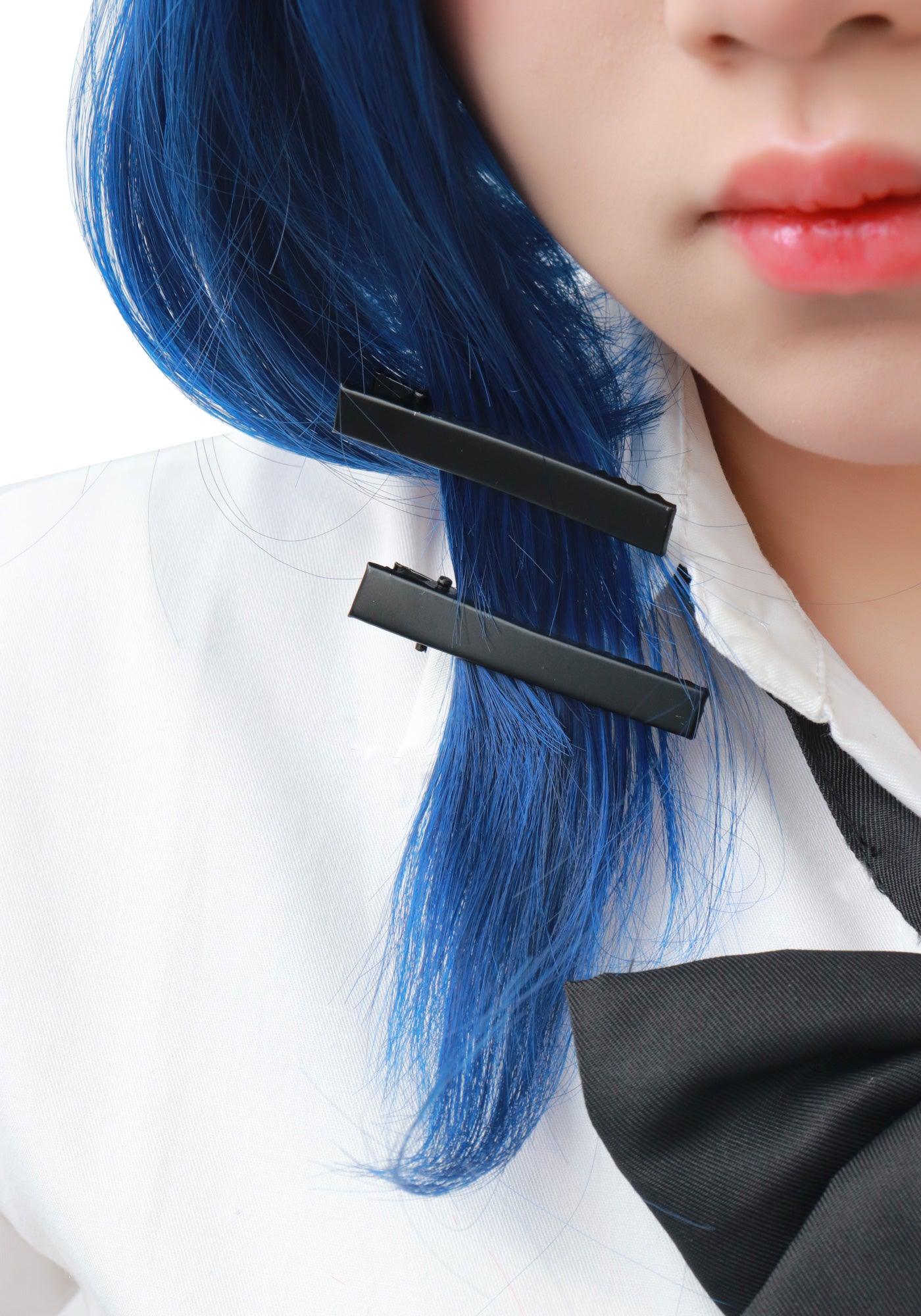 Yamada Ryou Short Blue Cosplay Wig