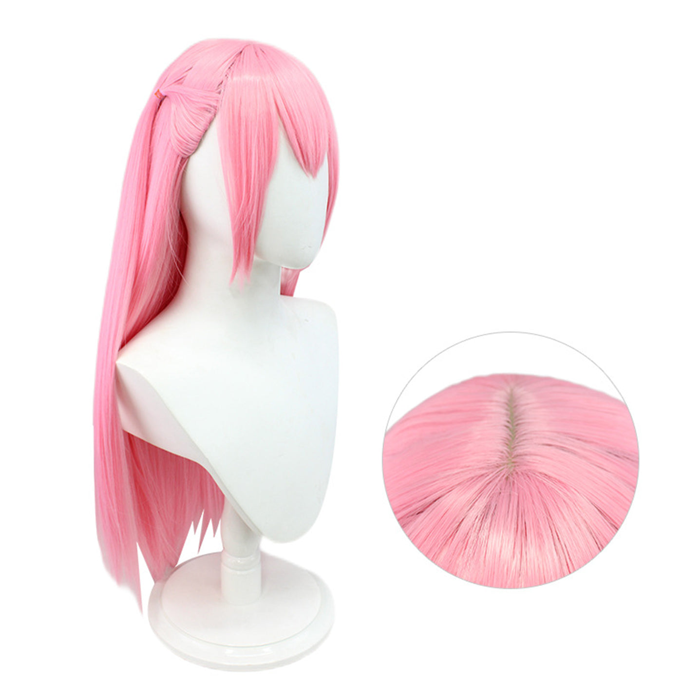 DAZCOS Gotou Hitori Long Straight Pink Cosplay Wig Pink