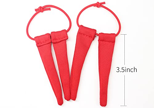 Anime Cosplay Perruque Pour Filles Femmes Cheveux Bleus Avec Corde Rouge