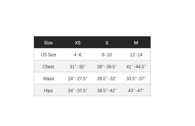 authentic nun outfit size chart